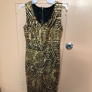 Gold Sequince Jumpsuit  for clubbing